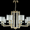 Люстра Crystal Lux NICOLAS SP-PL8 GOLD/WHITE